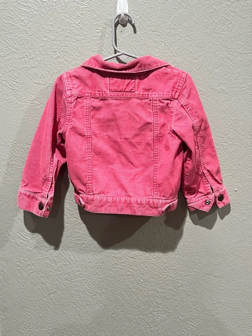 OshKosh B'gosh Bright Pink Corduroy Jacket for Kids Vintage 100% Cotton EUC